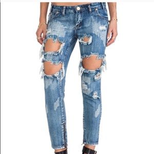 One teaspoon trashed jeans
